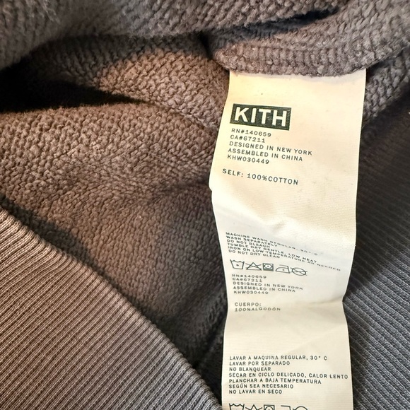 KITH WOMEN JANE II HOODIE - HEMATITE - Picture 4 of 4